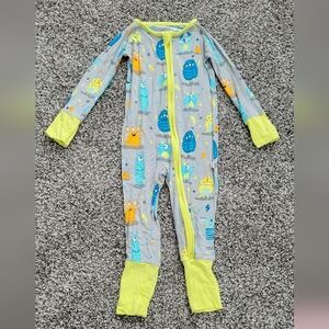 PLAY - Little Sleepies Monster Mayhem Zippy, 6-12M